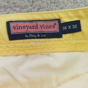 Vineyard Vines Yellow Collegiate Pants